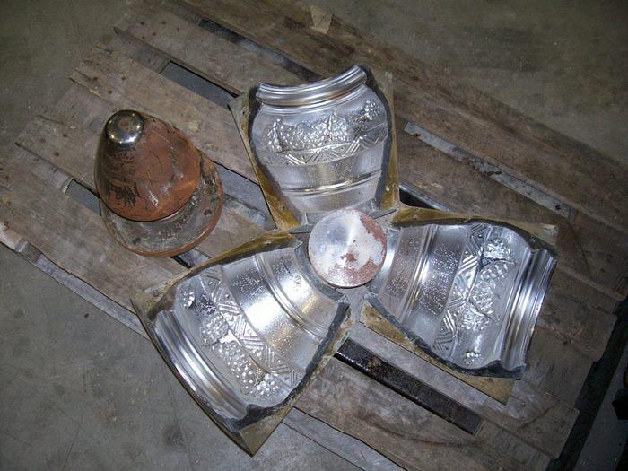 Used Art. 3126 Undercut metal mould for Decorated Jar  ( Orcio   Festonato )