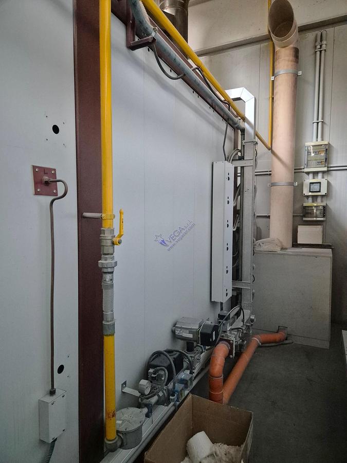 Usato Gas turbo kiln MORETTI mod. FRNA/6 - 6,2 m3, 1400°C