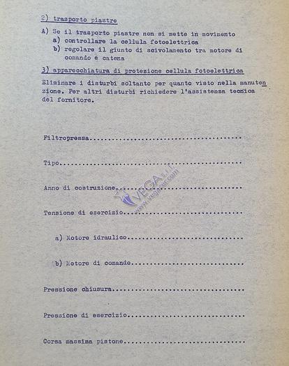 Usato Filterpress Rittershaus & Blecher 