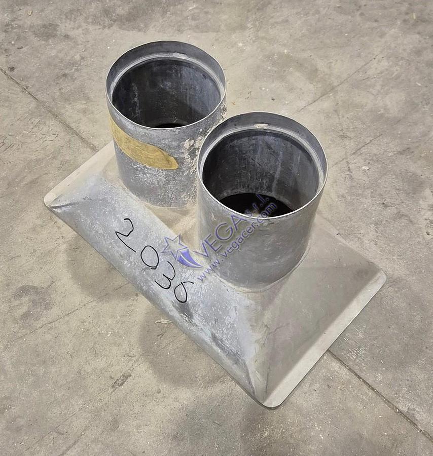 Usato Permanent magnetic filter container for vibrating sieve with dimensions 600 x 900 mm