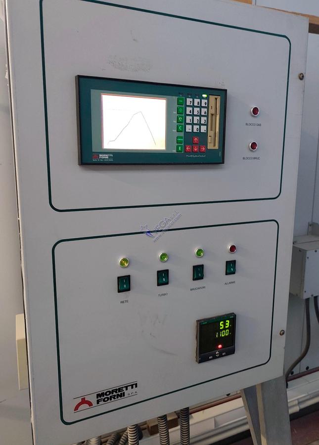 Usato Gas turbo kiln MORETTI mod. FRNA/6 - 6,2 m3, 1400°C