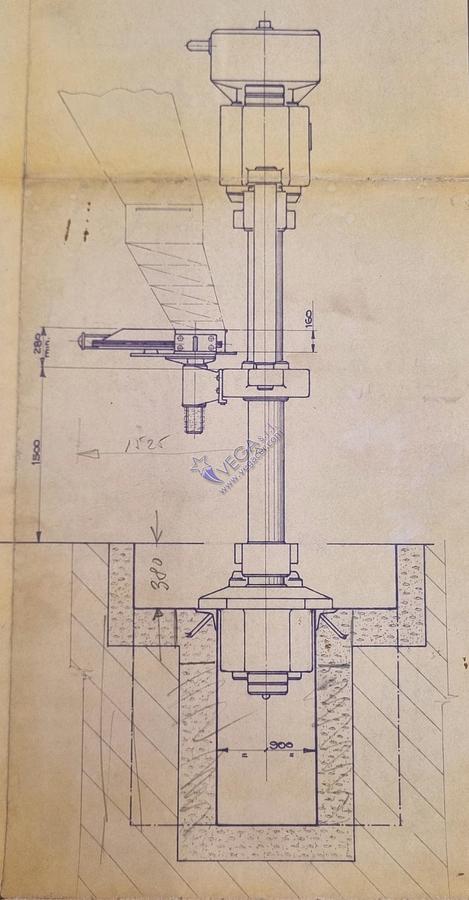 Usato Dry Press MATRIX mod HS 550 with double piston ( pressing from top and bottom ) for refactory pressing - pressing strength 550 Ton 