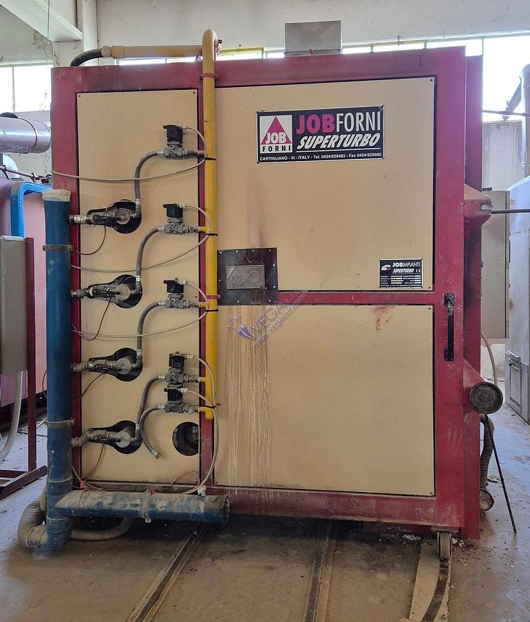 Usato Turbo kiln JOB FORNI for high temperature 1450 °C with bricks lining