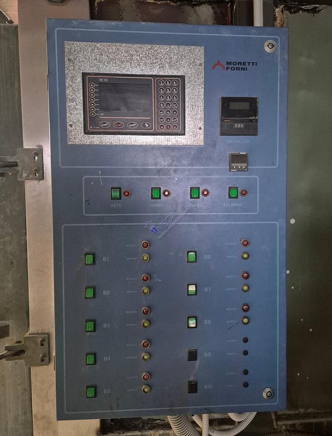 Usato Gas turbo kiln MORETTI mod. FRTA3 series CD/F - 3 m3, 1300°C