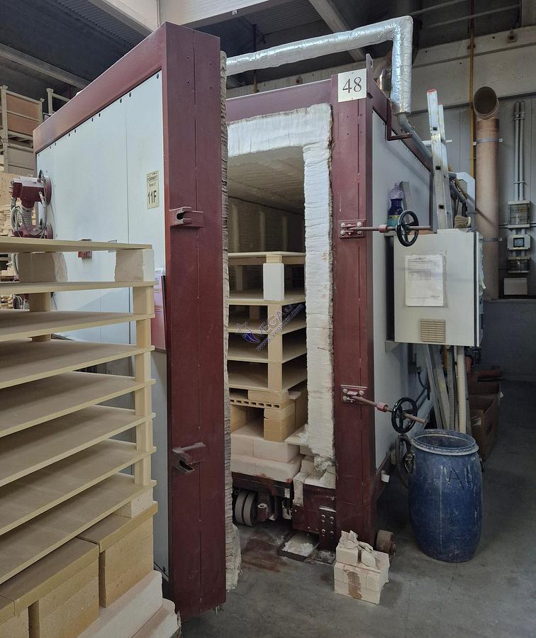 Usato Gas turbo kiln MORETTI mod. FRNA/6 - 6,2 m3, 1400°C