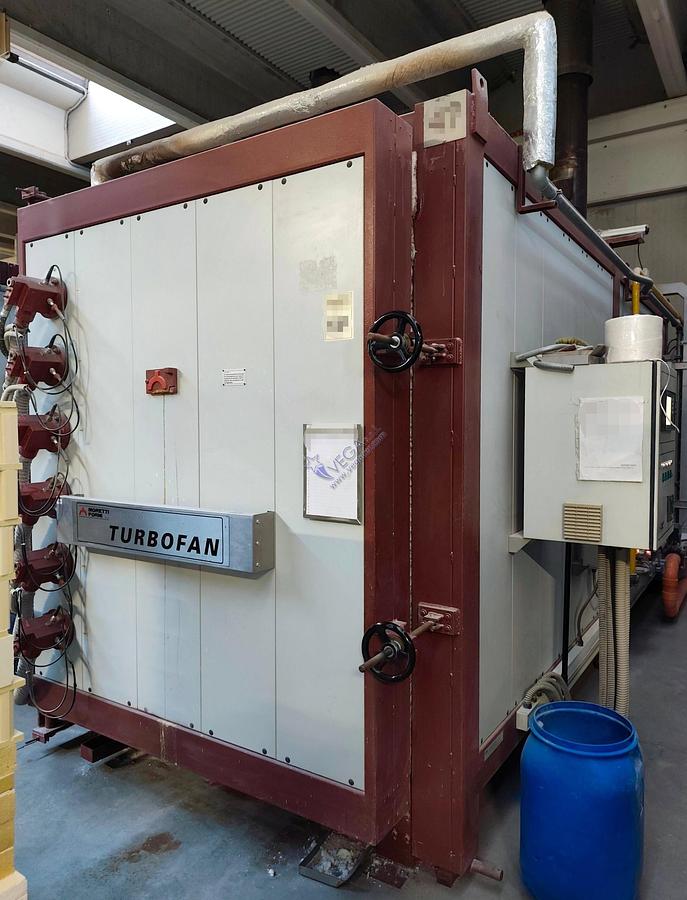 Usato Gas turbo kiln MORETTI mod. FRNA/6 - 6,2 m3, 1400°C