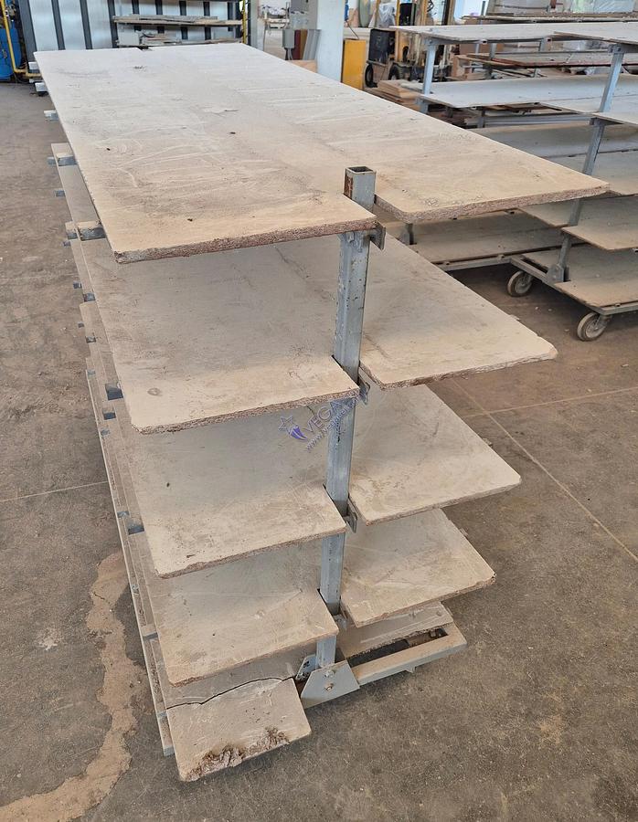 Usato Heavy trolleys for drying manufactured ceramic goods
