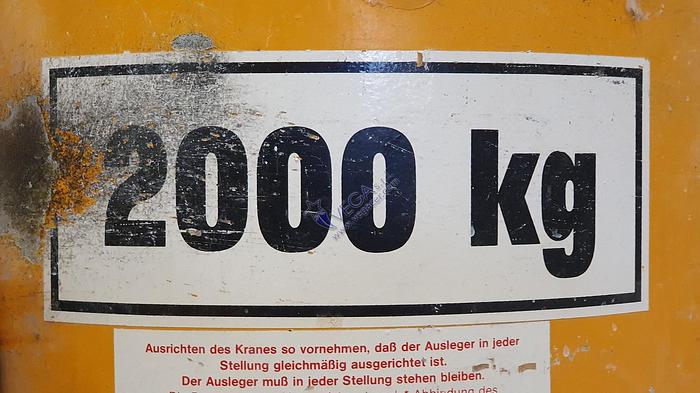 Usato Jib crane DEMAG with hoist 2.000 kg capacity