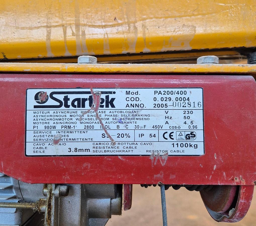 Usato Jib crane with STARTEK hoist