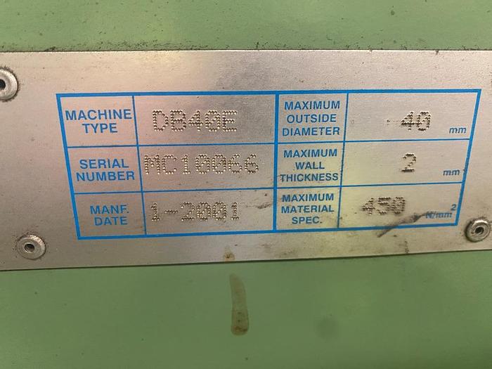 Used 2001 Addison DB40E CNC Tube Bending Machine