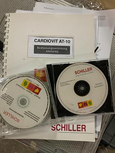 Used Schiller CS 200 Cardiovit AT-10 with DT100