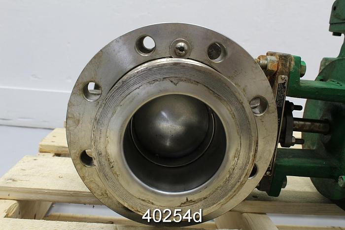 Used Fisher 4" Vee Ball Control Valve, V150 #40254