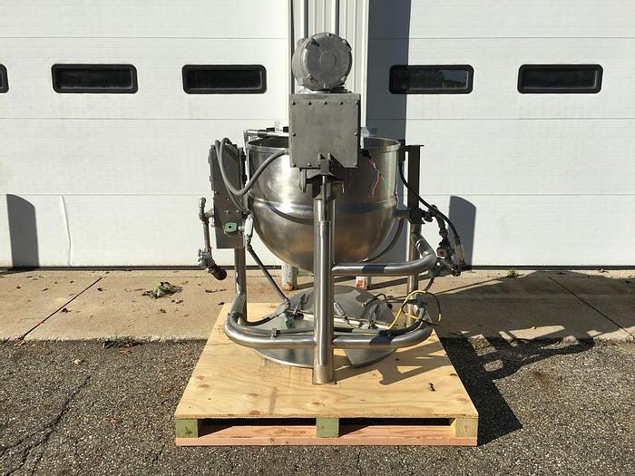 Used 60 GALLON GROEN DTA /3-60 KETTLE – S/S – JACKETED (#9346)