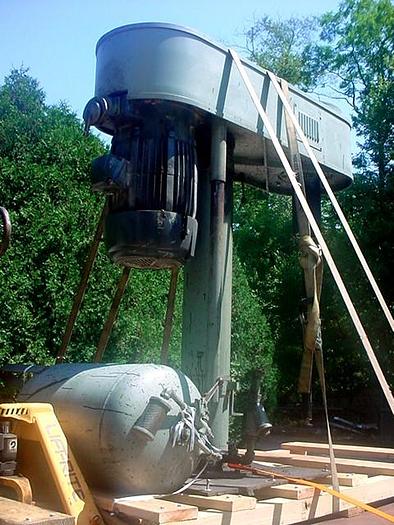 Used 25 HP HOCKMEYER HIGH SPEED DISPERSER - XP - VARIABLE SPEED - AIR/OIL LIFT