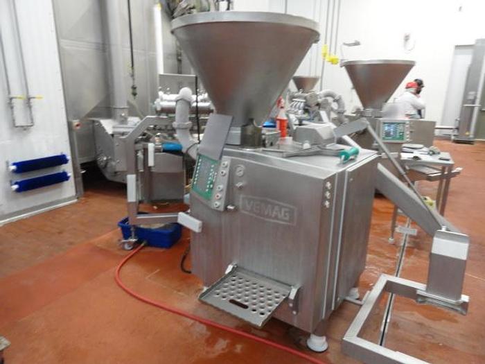Used 2014 Vemag Continuous Vacuum Stuffer, Md #HP 15E & Vemag Ball Control, BC235 Portioning System HP10E & BC 235