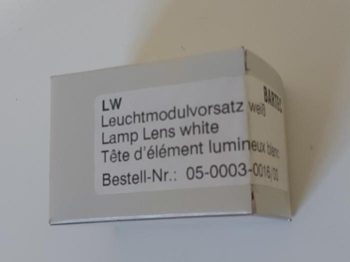 Ex Leuchtmodul + Vorsatz, Weiß, 07-3343-1140 + 05-0003-0016, Bartec neu
