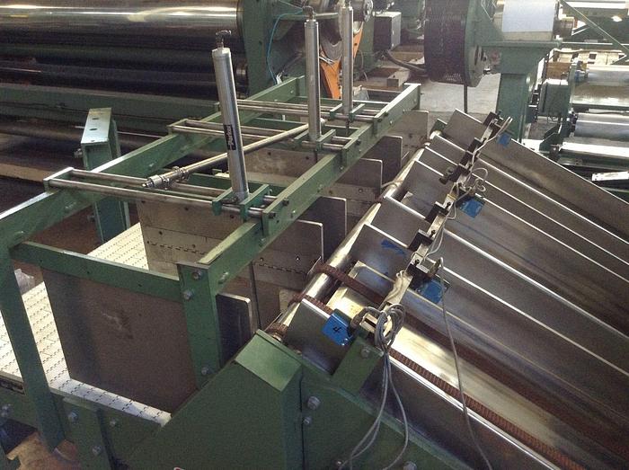 Used PEERLESS BLANK FED PLATE & TRAY FORMING LINE FOR FOOD TRAYS AND OTHER