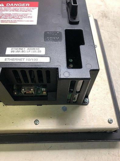 Used Allen Bradley 2711-T10C20 Ser D Rev B FRN 4.20 PanelView 1000 UPS RED