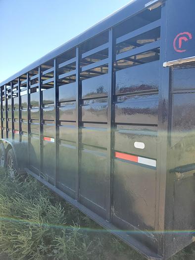 Used 20' Circle D Livestock Trailer