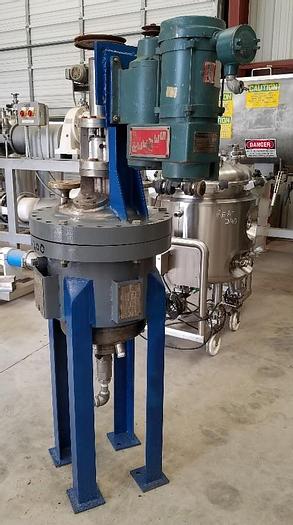 Used 5 GALLON BRIGHTON REACTOR - 316 S/S - 300 PSI INTERNAL - 150 PSI JACKET (#9982)