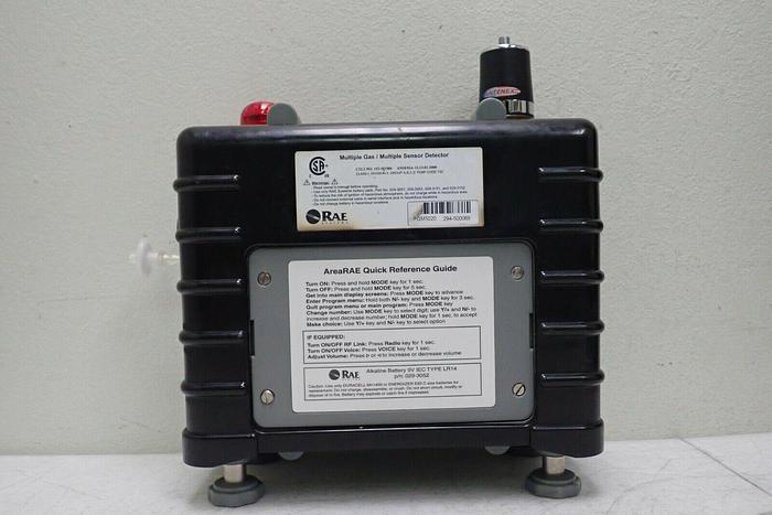 Used RAE AreaRAE Multiple Gas Detector Monitor w/ Accessories Kit & Case