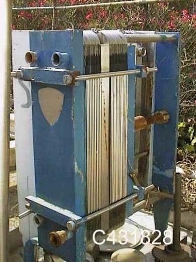 Used Heat Exchanger, Plate, 145 SF, S/st, St. Regis, 40 Plates #C431828