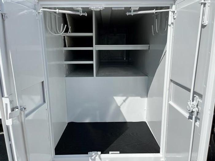 Used Lift-All 75ft Bucket Boom on 2008 Freightliner M2 106 4x4 Reg Cab Flatbed Truck - C84239