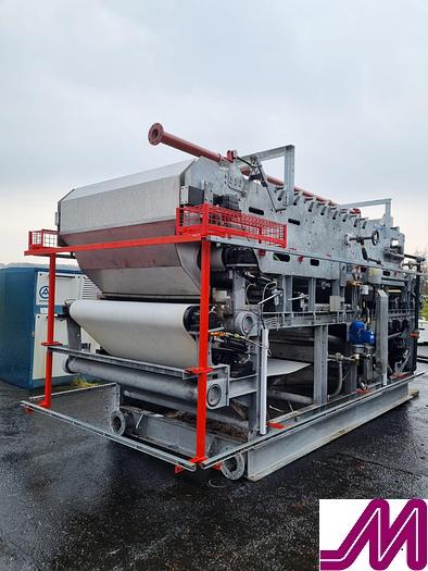 Used Simon Hartley 8 Roller Sludge Thickening & Dewatering Belt Press AS-H
