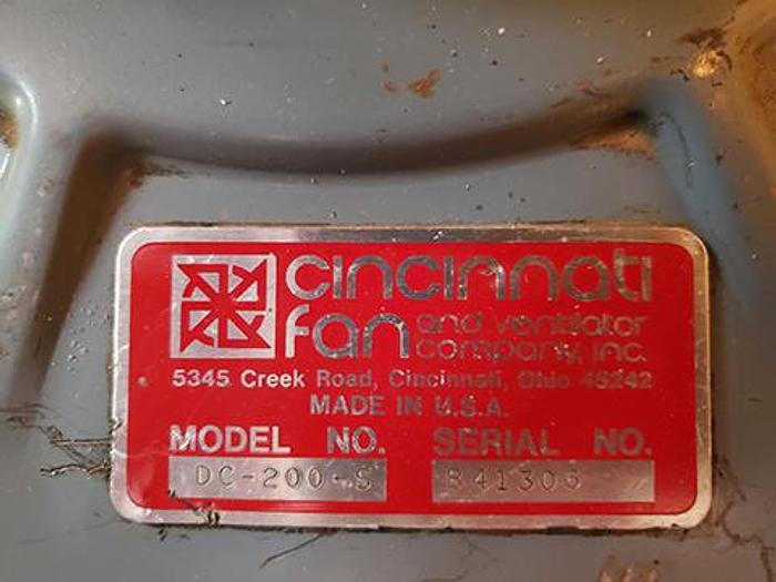 Used Cincinnati Fan Dust Collector