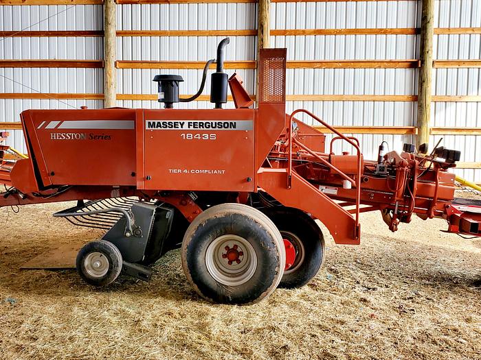 Used 2009 Massey Ferguson 1843S Baler w/ 540 Hrs - 14.5 x 21.5 Chamber