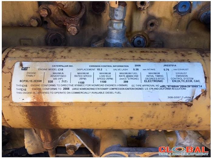 Used Item 0763 : 2008 Sullair 900XHH / 1150 XH Air Compressor 500 PSI