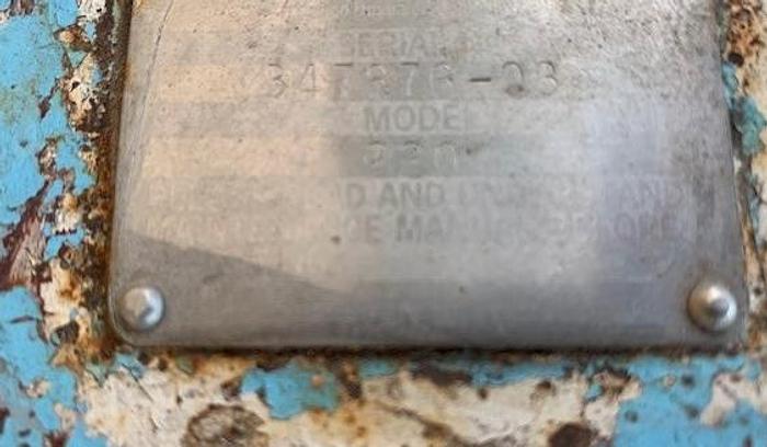 Used Waukesha Model 220 Positive Displacement Pump 220