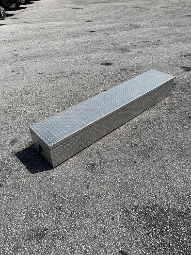Used Tool Box 78x15x11 Aluminum Top Open - Box2