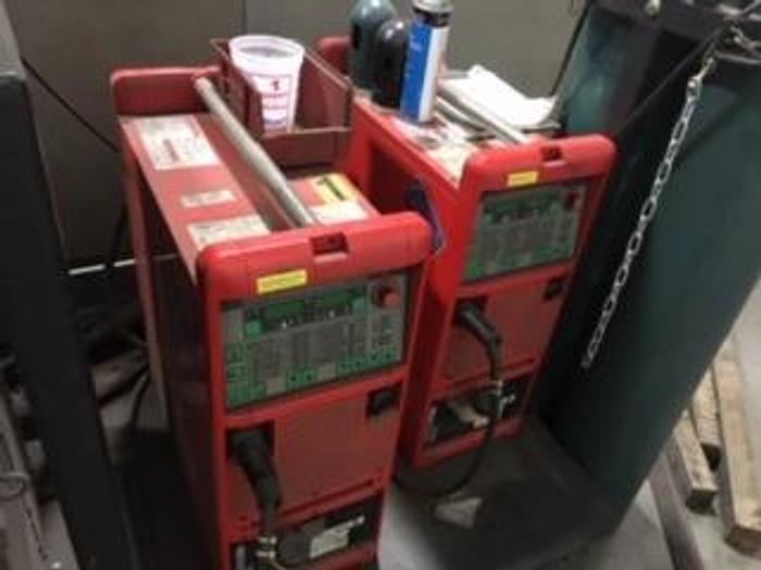 Used 2009 GENESIS/FANUC DUAL ARM FANUC ARCMATE 100iC A/B TABLE WELDING CELL, BARLEY USED