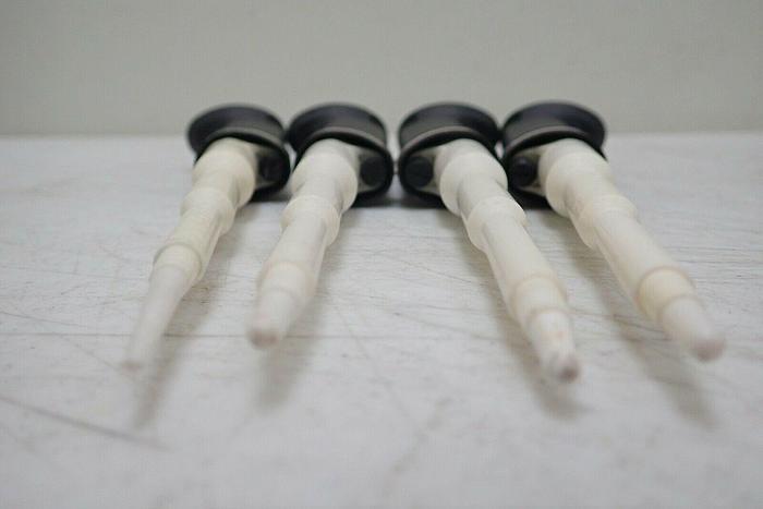Used Lot of 4 Oxford 10-50 40-200 50-200 µL Sampler System Adjustable Pipettes