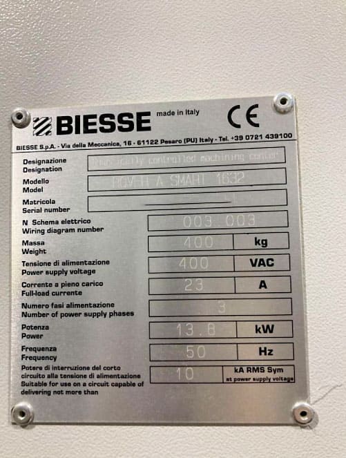 Used Biesse Rover A Smart 1632 - CNC Machining centers - 2019