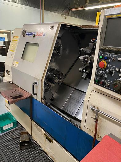 Used 2001 Daewoo  Puma 230 SB 2-Axis CNC Lathe