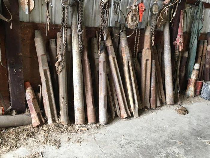 Used Drill Tooling for a Cable Tool Rig