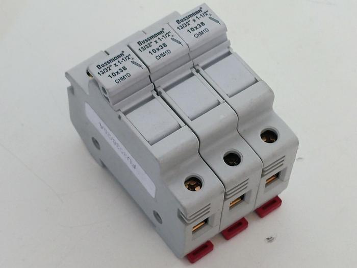 13 Stück Sicherungshalter, CHM1D, 10x38, Bussmann neuwertig