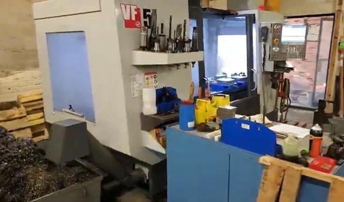 Used 2017 HAAS VF-5/50 4-Axis Vertical Machining Center