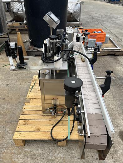 Used Labeler, Pressure Sensitive, American Packaging, Mdl ALM-Twister #S744564