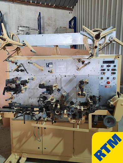 Used (4) LOESCH Logomat CHEWING GUM STICKPACK WRAPPERS