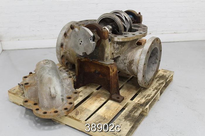 Used Goulds 3405 12x14x14 Split Case Pump, Stainless Steel #38902