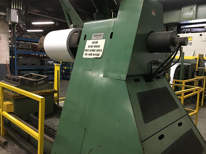 Used 50" WIDE MINSTER SERVO FEED LINE