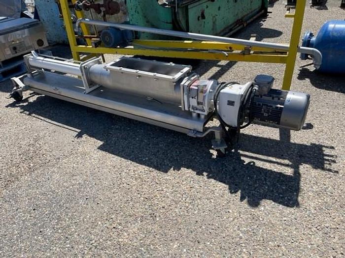 Used PCM Progressive Cavity Moyno Pump 26" x 8" Inlet x 4" Tri-Clover Outlet