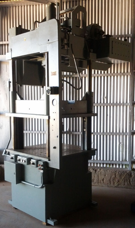 Used 50 Ton DAKE #27-153 Four Post Hydraulic Down Acting Press;