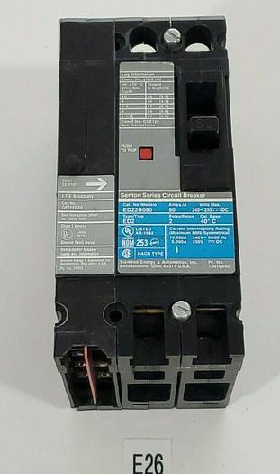 Used *PREOWNED* Siemens ED22BQ80 80A Circuit Breaker + GF01ED60 Fault + Warranty!