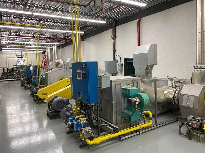 Used (4) 30" VALLMET DRYERS FLOATION WITH COMPLETE AIR SYSTEM MFG 2000