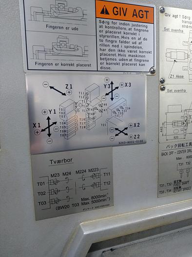 Used BRUGT LANGDREJEAUTOMAT FABRIKAT TSUGAMI-MORI, MODEL BW 20-S