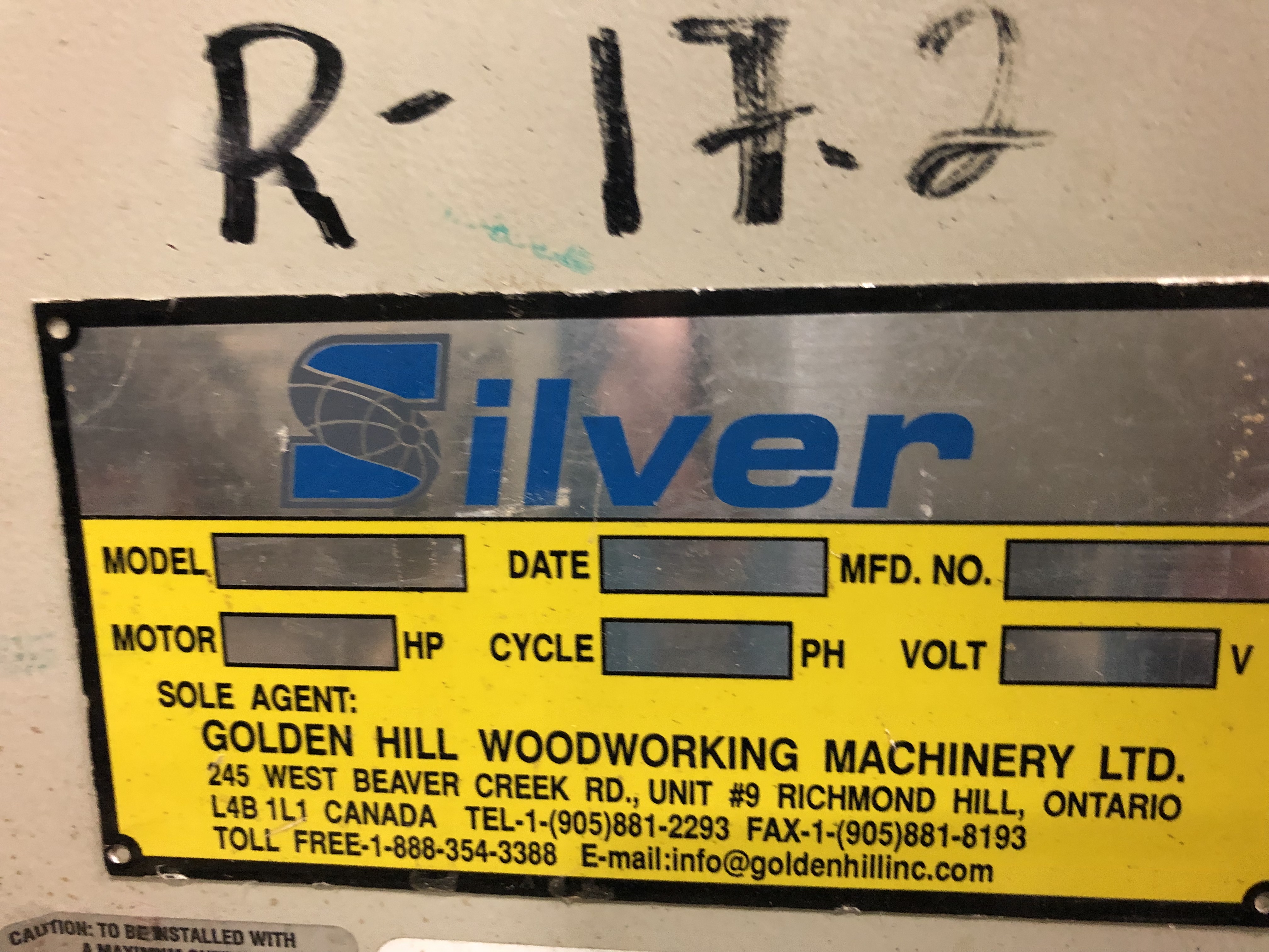 Used Silver SK-610-GH Double Surface Planer
